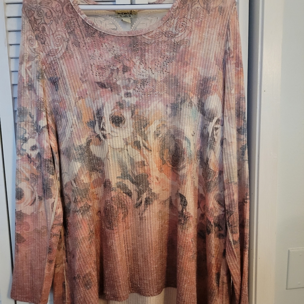 Womens One World Blouse.  Size Large